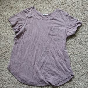 Lilac Tshirt with pocket